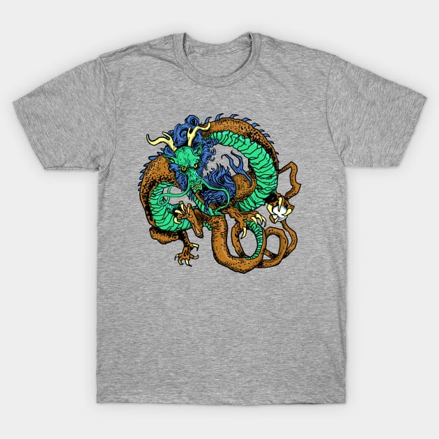dragon lit T-Shirt by Lambdog comics!